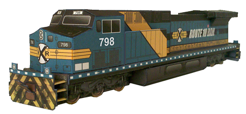 Image of the RXR HO Scale AC Road Switcher Image of the RXR HO Scale AC Road Switcher